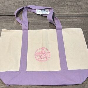Trader Joe’s Large Lavender Tote Bag